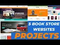 Book Store Website Complete 5 Projects Responsive Mobile Device - HTML CSS JavaScript
