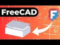 FreeCAD Tutorial Create a Parametric Box with Cover Two Connected Solids