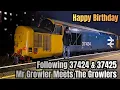 Lagu CHASING The RTC TRAIN - 37424 \u0026 37425 with Birthday Boy Arthur Growler….. Head Code 1Q41