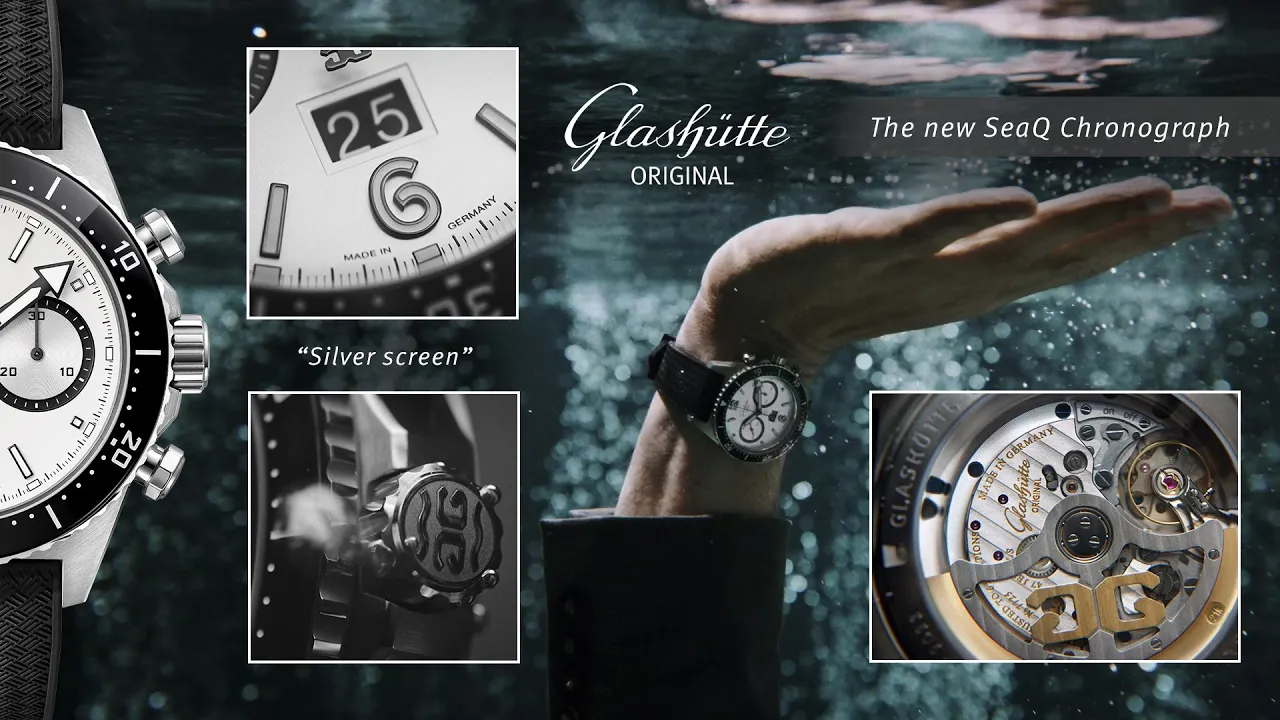 Glashütte Original — Glashütte Original SeaQ Chronograph Advertisement (YouTube video ad)