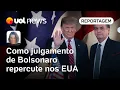 Download Lagu EUA recebem grupos pró e antissanções: como julgamento de Bolsonaro repercute em DC | Sanches