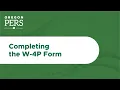Completing the W-4P Form