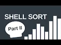 Shell sort - Part II