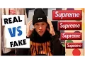 SUPREME BOX LOGO REAL VS FAKE