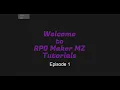 RPG Maker MZ Tutorial 1 Map Basics