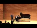 Schumann's Violin Sonata No 1 Live Performance