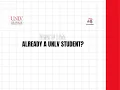 Already a UNLV Student Summer 2024 Cohort 6