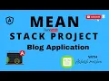 Mean Stack Project from Scratch Angular 15 blog Application using MEAN Stack with Testycodeiz