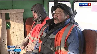 Даже в аномальные морозы работа дорожных служб не останавливается