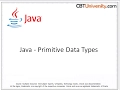 Java - Primitive data types