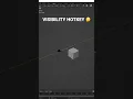 You Must Know this Hotkey to Hide and Unhide Objects in Blender
