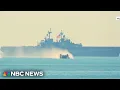 Amid concerns over crew wellbeing U S military denies supply crisis on Navy ship in Middle East