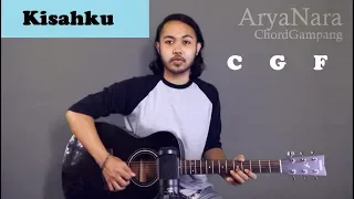 Chord Gampang (Kisahku -  Brisia Jodie) by Arya Nara (Tutorial Gitar) Untuk Pemula