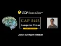 Lecture 13 3 - Object Detection Example of Sliding Window Approach