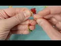 Tutorial Cacti in Bloom spiral rope Flower beads from Beebeecraft