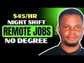 8 Remote Jobs You Can Do at Night Easy for Beginners