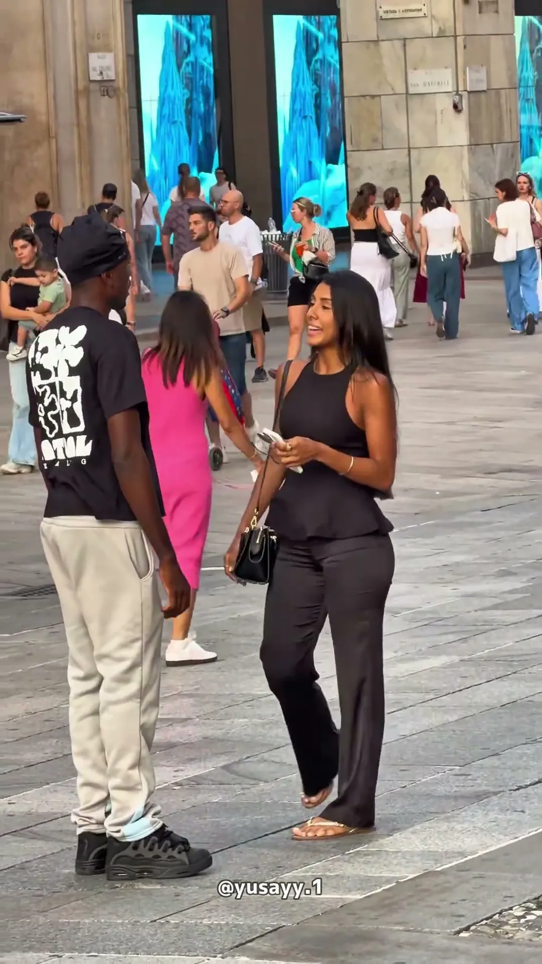 What Was Inside the Box This Stranger Gave Her in Milan? 😱