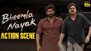 pawan kalyan faces off with rana bheemla nayak hindi dubbed movie nithya menen action scene
