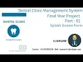 Dental Clinic Management System Project Final Year Project Flat Design UI - Part 1