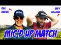 Pro Golfers Mic d Up Sullivan VS Waring in Singapore