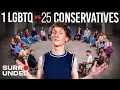 Lagu 1 LGBTQ+ Activist vs 25 Conservatives (ft. Zander Moricz) | Surrounded