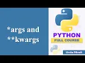 args and kwargs in python Learn Python in Urdu