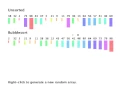 BubbleSort using processing programming language