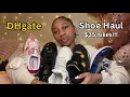 Huge DHgate Shoe Haul New Years Sneaker Haul Try On Unboxing Nike Comme des garcon Bape
