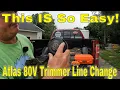 Harbor Freight Atlas 80v Weed Eater String Replacement