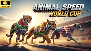 سباق الحيوانات   أسرع حيوانات العالم بدقة     الفهد ضد النمر  دندنها