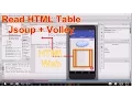 Android Studio Read HTML Webpage with HTML Table with Jsoup Volley