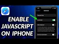 How To Enable JavaScript On iPhone
