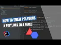 How to DRAW POLYGONS POLYLINES on to a PANEL in Java