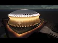 3D rendering of the Caesars Superdome
