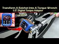 Transform A Ratchet Into A Torque Wrench For 32 ALAIAL Digital Torque Adapter