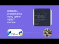 SQLite in python programs Database Programming with python Part1