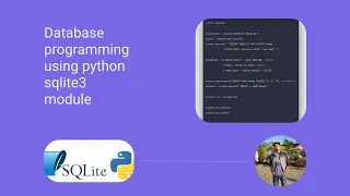 SQLite in python programs Database Programming with python Part1
