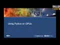 Day 1 - Using Python at NERSC and Best Practices