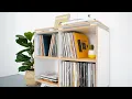 DIY VINYL RECORD MEDIA CABINET W STORAGE MODERN BUILDS
