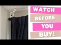 Black Curtain Rods for Windows 48 to 84 Inches Adjustable Heavy Duty 1 Diameter Window Curtain