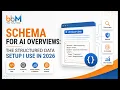 Schema for AI Overviews The Structured Data Setup I Use in 2026