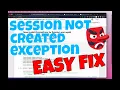 Selenium fix SessionNotCreated this version only supports Chrome version error in Python