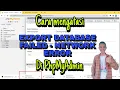 Export Database Failed Network Error PhpMyAdmin Gagal export database phpmyadmin network error