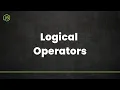Javascript Course - Logical Operators