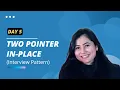 Move Zeroes In-Place Two Pointer Interview Pattern