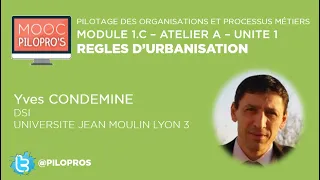 Quelques règles d'urbanisation des SI