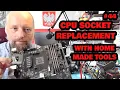 How To Replace CPU Socket with Home Made Tools