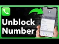 How To Unblock Phone Numbers On iPhone