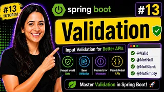 Spring Boot Tutorial Spring Boot Validation Explained Valid NotNull NotBlank NotEmpty