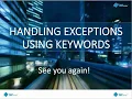 Core Java 37 Handling Exceptions using Keyords